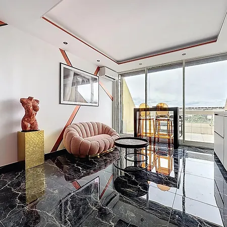 Luxe L'aphrodite C49 Avec Terrasse Vue Au Village Naturiste Heliopolis * Agde
